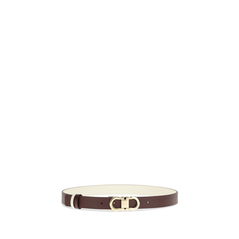 Brown Calf Leather Bos Taurus Thin Belt