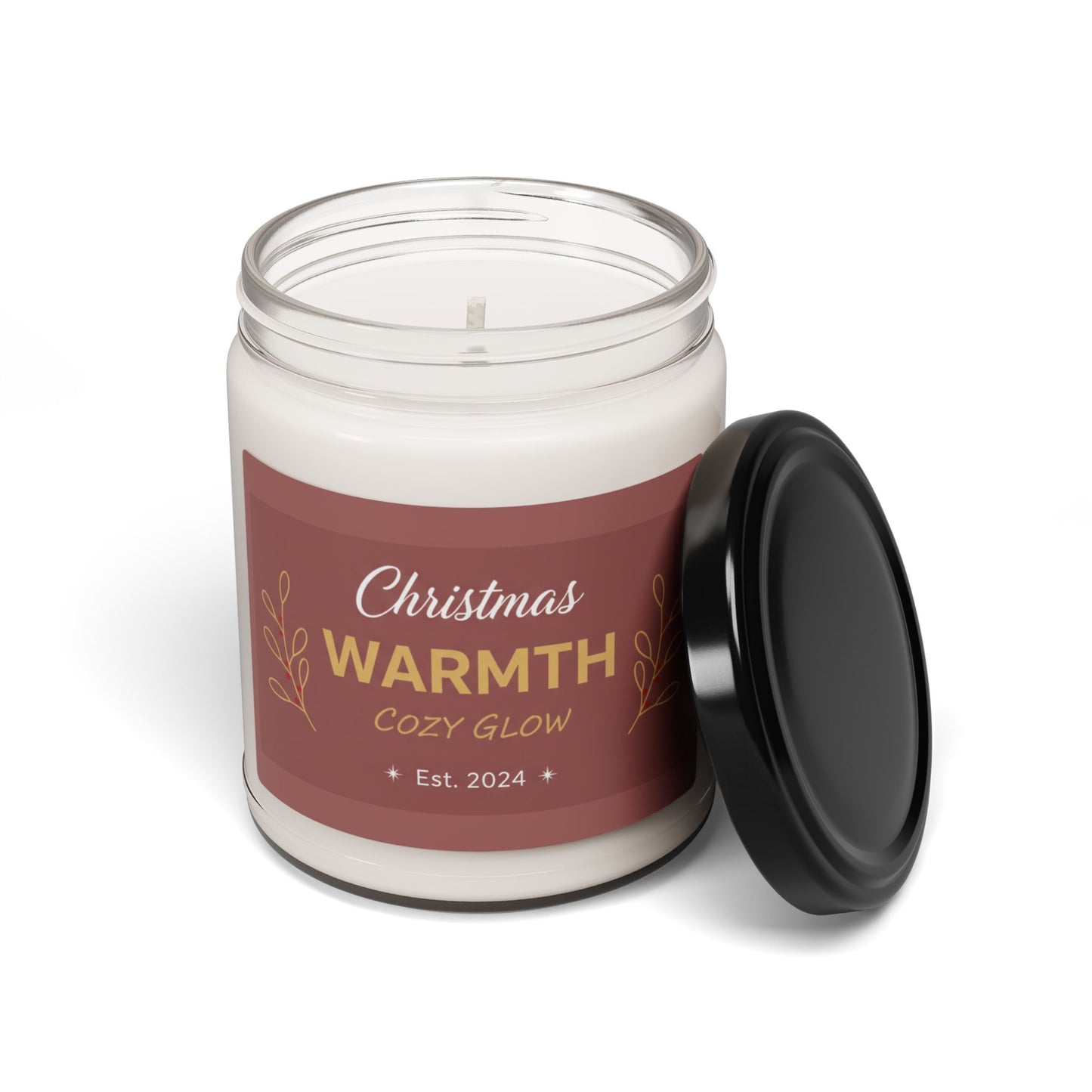 Candela profumata di soia Christmas Warmth — Cozy Glow 9oz