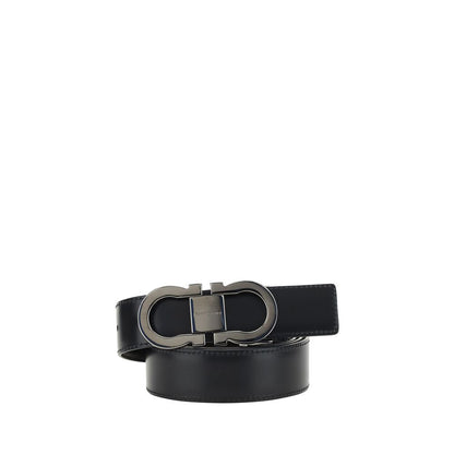Black Calf Leather Bos Taurus Regular Belt