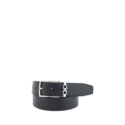 Black Leather Regular Belt