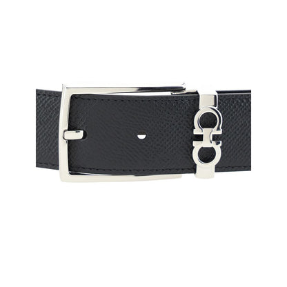 Black Leather Regular Belt