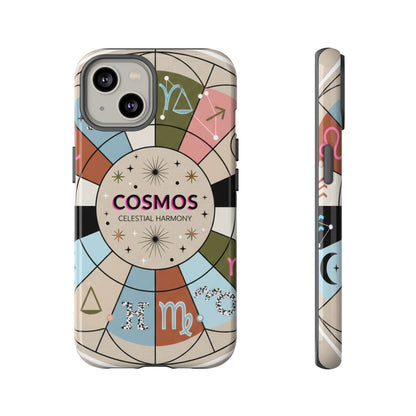 Coque de téléphone Cosmos Zodiac — Coque astrologique Harmonie Céleste pour iPhone