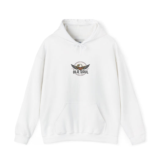 Old Soul Eagle Hoodie — Vintage Retro Airborne Graphic Sweatshirt