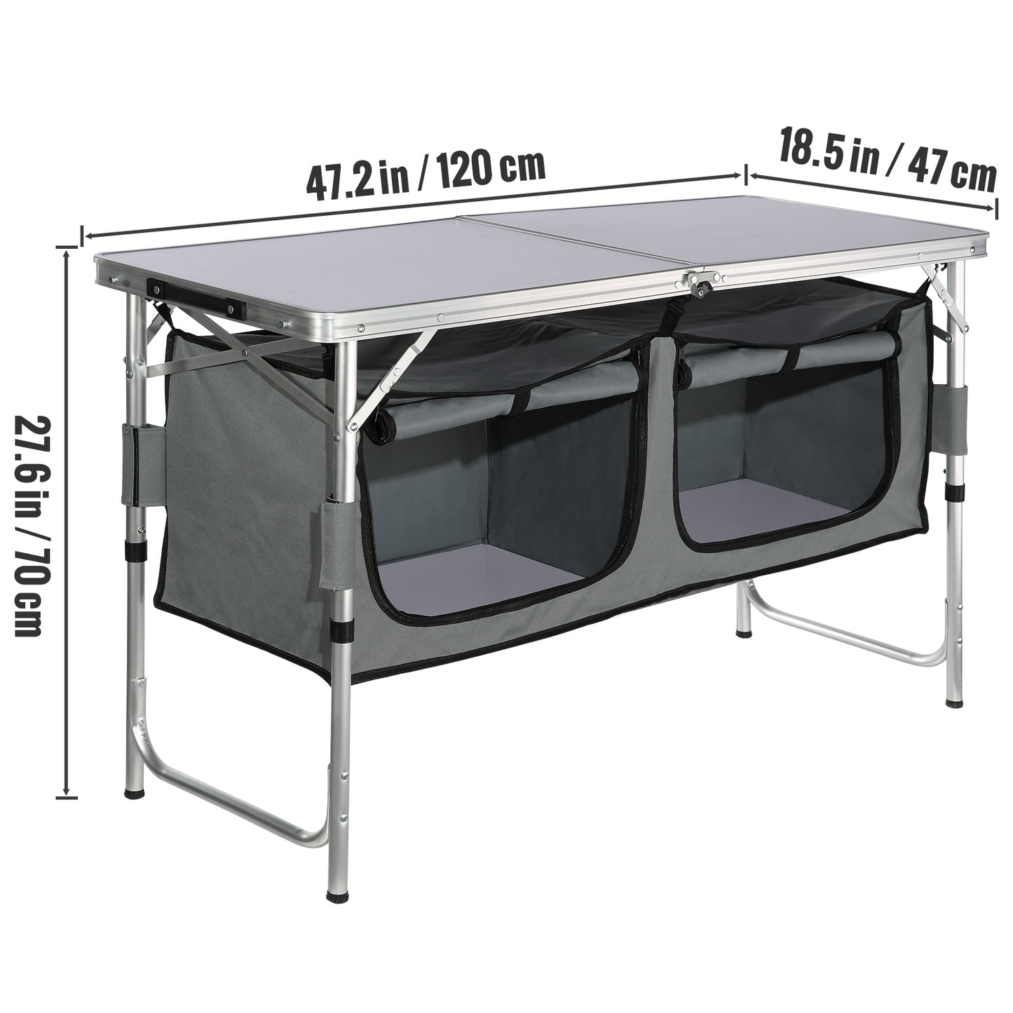 Table de camping pliante