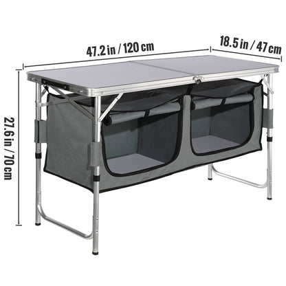 Table de camping pliante