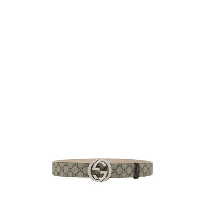 Beige GG Supreme Belt