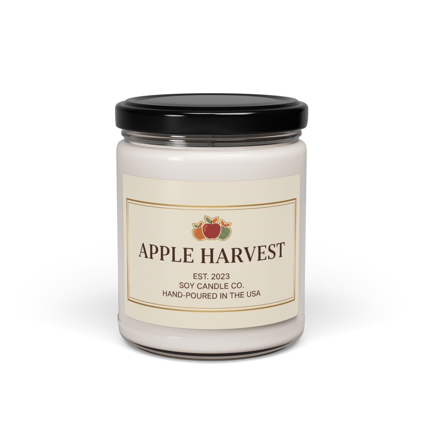 Bougie parfumée à la cire de soja Pomme Récolte — Bougie Épices d'automne (255 g)