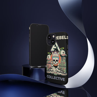 Custodia per telefono Skull King — Custodia protettiva grafica Rebel Collective